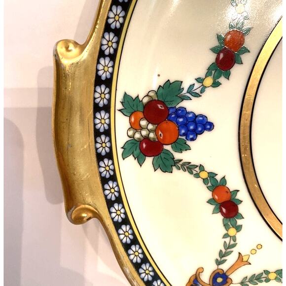 Noritake Porcelain Art Deco Style Serving Tray - Picture 4 of 9